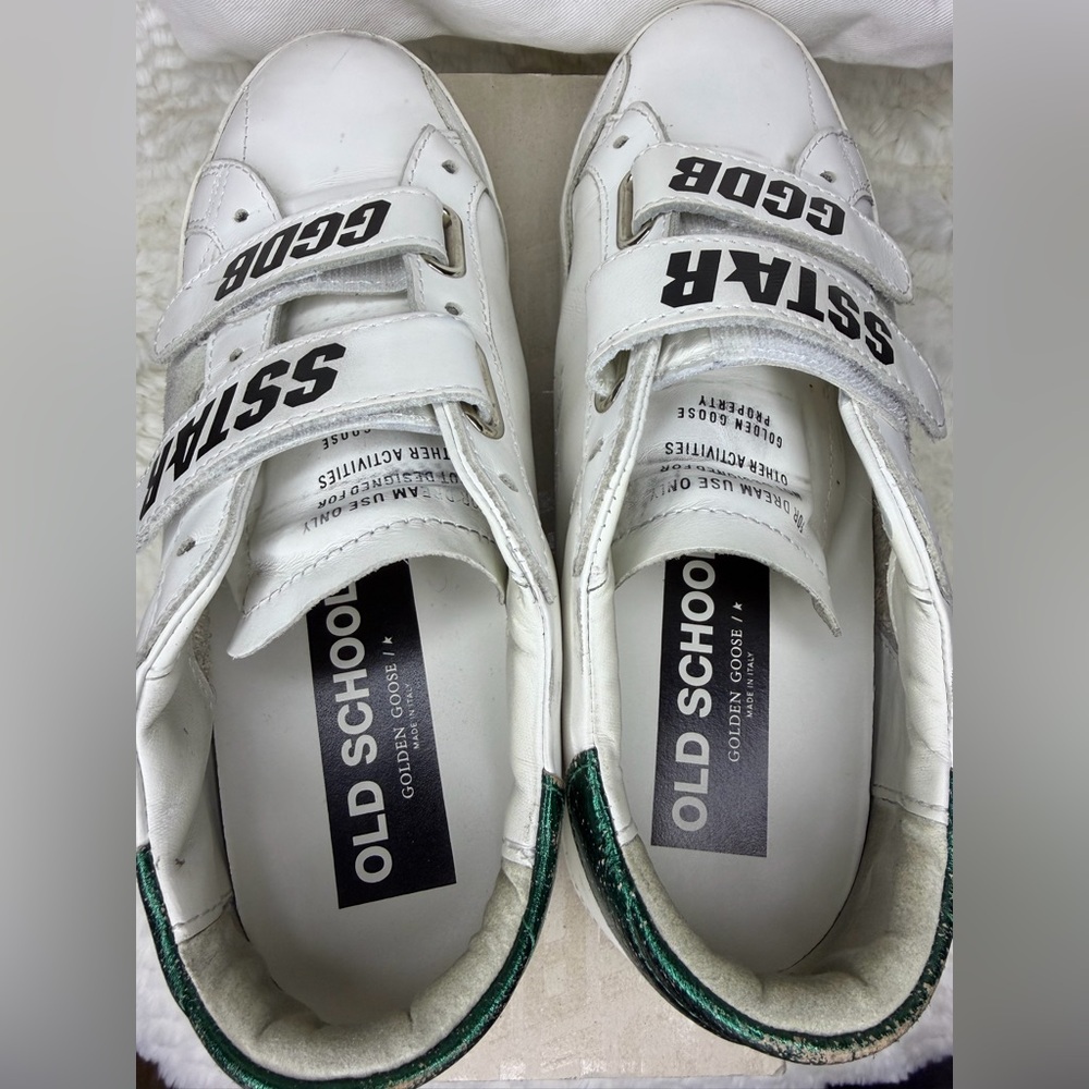 GOLDEN GOOSE White Old School Sneakers - Picture 3 of 16